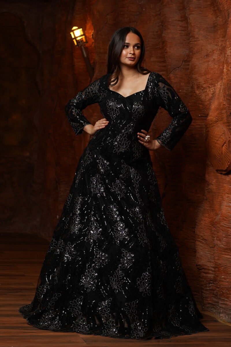 Long Anarkali Gown